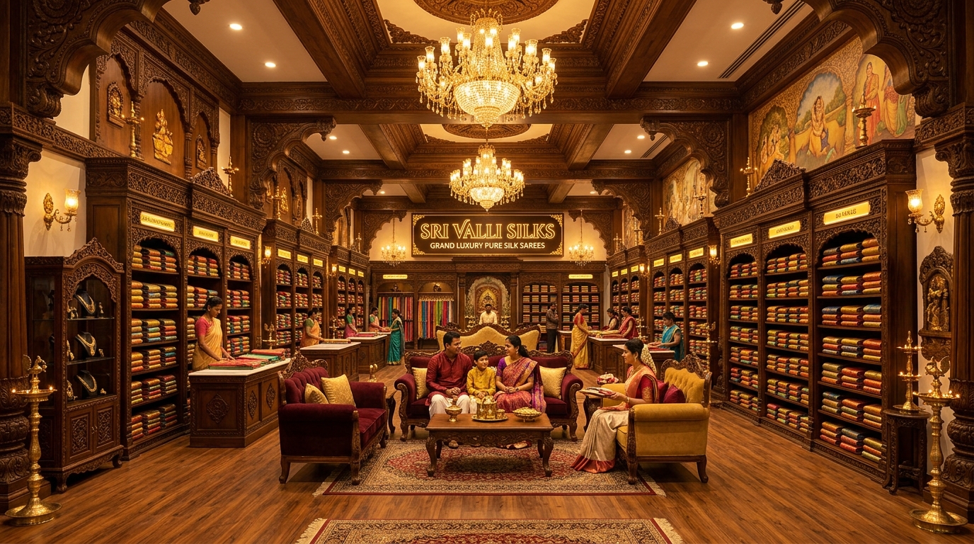 Sri Valli Silks Grand Showroom Kanchipuram